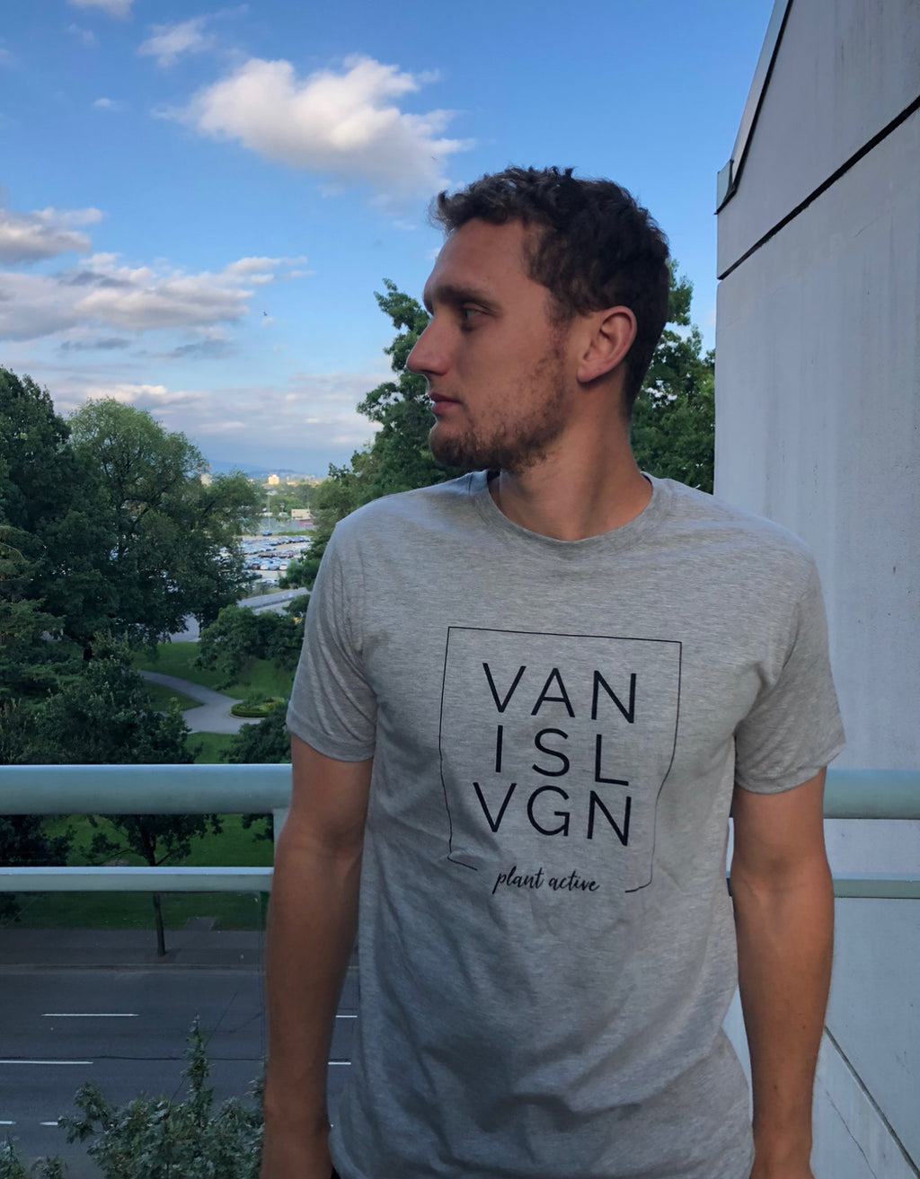 "Vancouver Island Vegan" Grey Shirt