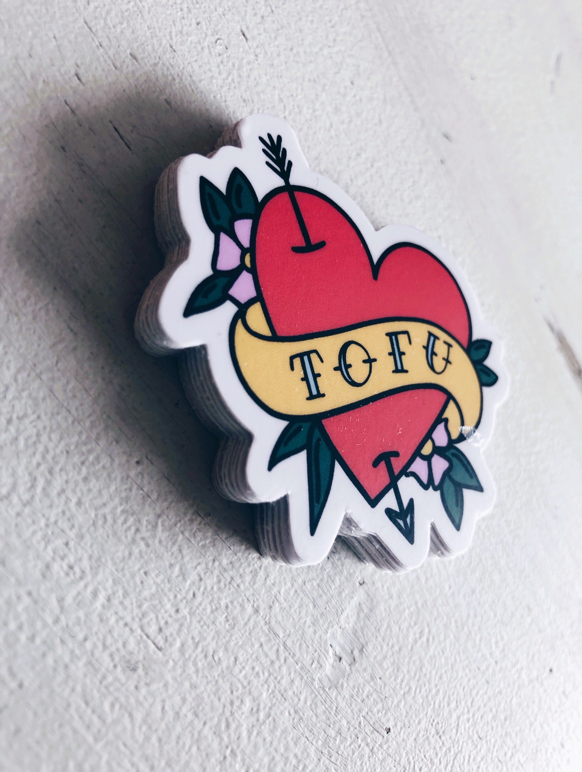 Tofu Heart - Sticker