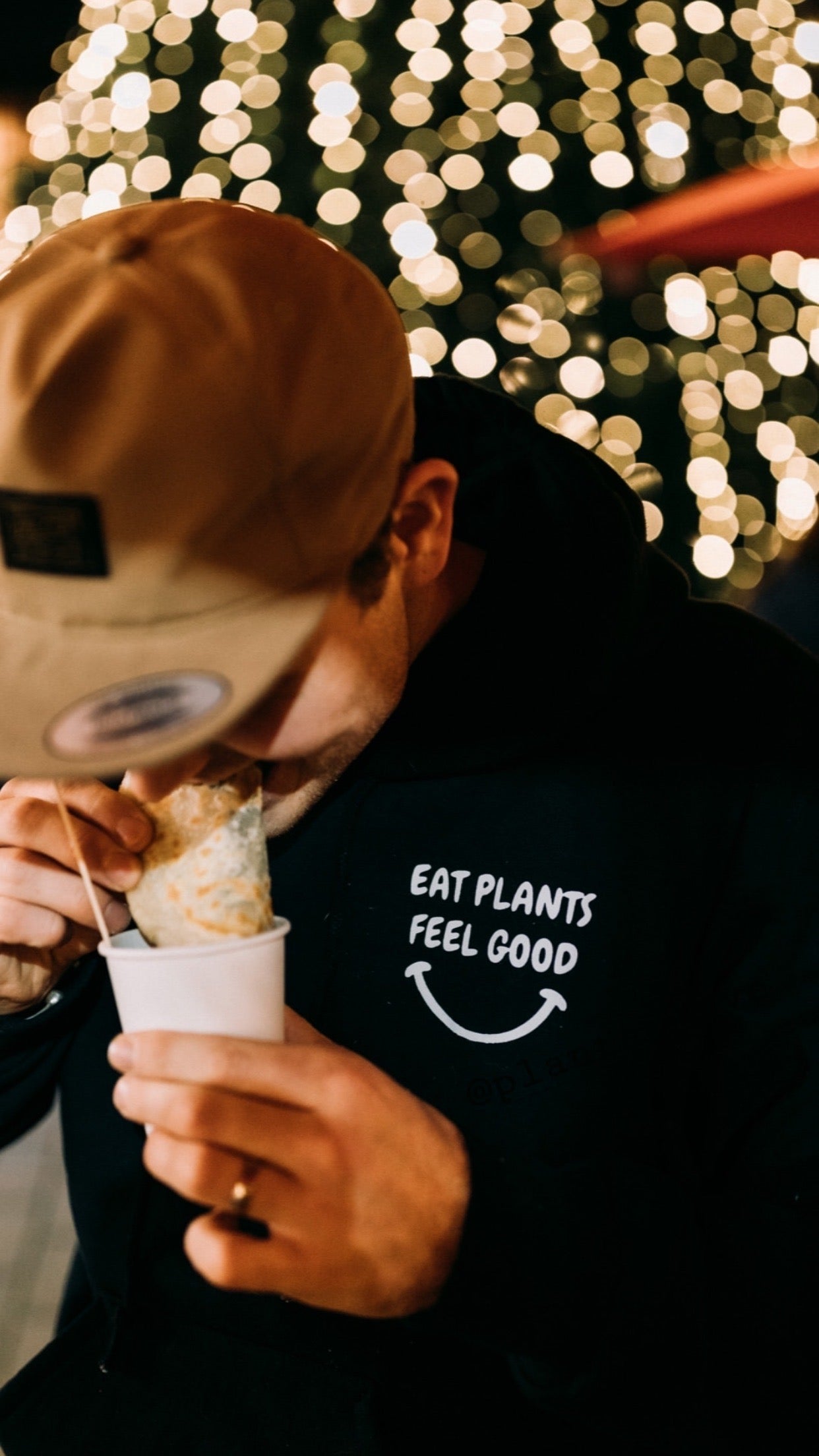 "Eat Plants Feel Good" Pullover