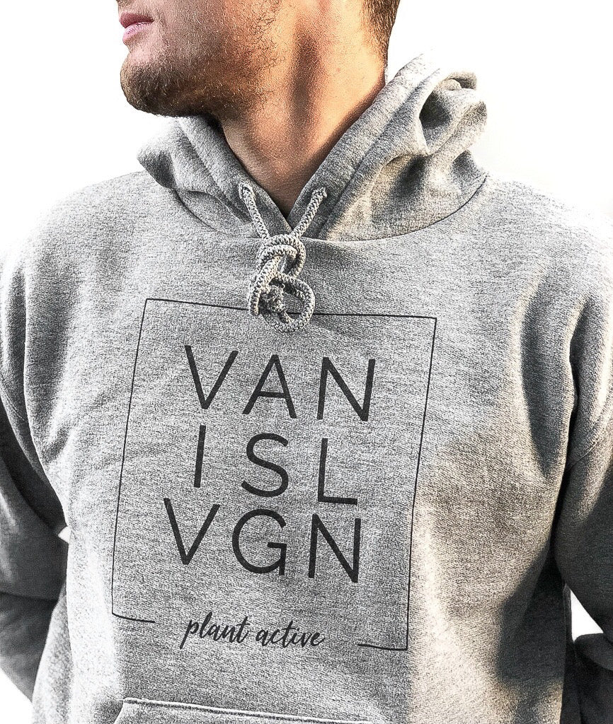 "Vancouver Island Vegan" Grey Pullover